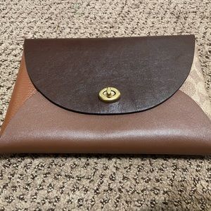 Coach ReLoved Large Pouch - Brown Multi